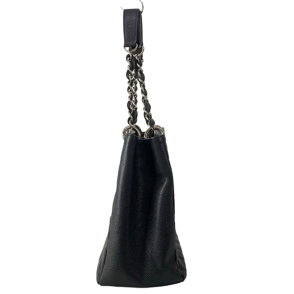 Chanel Reprinted chain tote,GST Tote Bag A50995 Black Silver - Picture 4 of 16